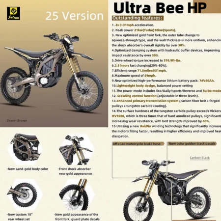 2025 Surron Ultra Bee 21kw Electric Dirt Bike online